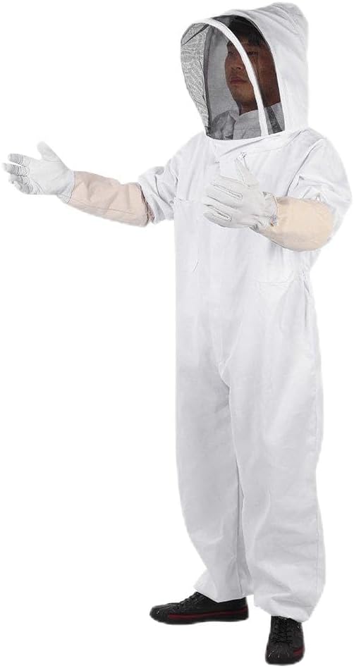 Bee Keeper Suit, Professional Bee Suits For Men Sting Proof with Gloves Beekeeping Supplies For Keeper