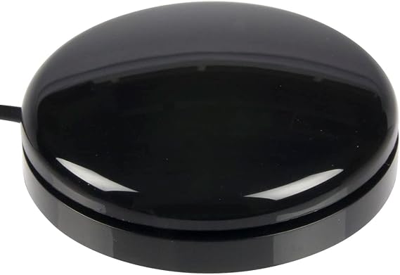 AbleNet Buddy Button Switch Black - Assistive Technology Interactive Switch for Communication and Accessible Play - Product# 57000