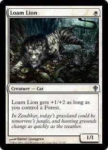 Magic: the Gathering - Loam Lion - Worldwake