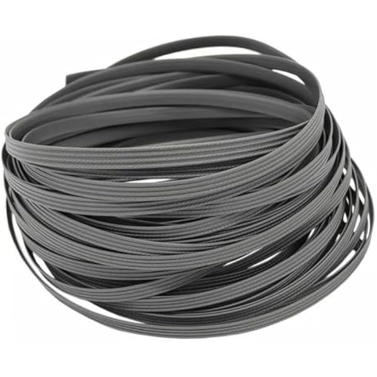 Rattan Furniture Fixing Kit, Wicker Repair Material, 120ft Plastic Flat Plastic Woven Material for Knit and Repair DIY Rattan Chair Table Basketgray