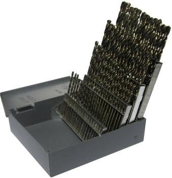 One Set, #1-#60 60 Piece Hss Jobber Length Drill Bit Set, Dwd60J-Set, Finish: Black Oxide; Shank Type: Round
