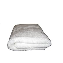 Charisma Bath Towel - 100% Hygro Cotton, 30 x 58 in, White