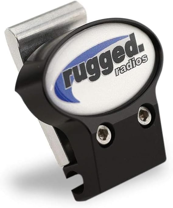 Rugged Install Clip Mount for Helmet Headset Speakers and Mic Boom for Racing Radios Electronics Communications - Features Clamping Design Universal Fit and Tools Included