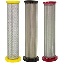 Replacement Screens for Tee Filters Stainless Steel Mesh Inserts for Drip Irrigation Tee Filters 150 or 200 Mesh Options Easy-Clean, Long-Lasting Filter Screens (200 Mesh (Red))