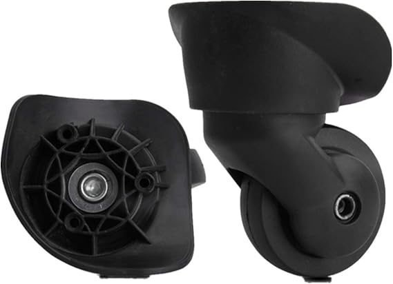 DIY Replacement Luggage Swivel Wheels Black Pack Of 2
