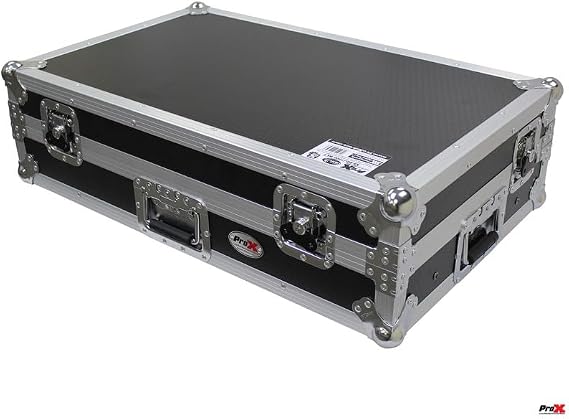 ProX XS-DDJ1000W for Pioneer DJ DDJ-1000 SRT & DDJ1000SRT Flight Travel Hard Road Gig Ready Case w/ 1U Rack Space & Low Profile Penn-Elcom Wheels