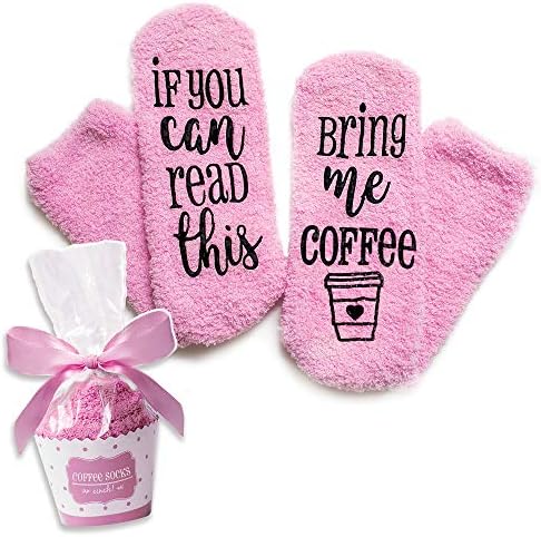 Luxury Coffee Socks Gift Pack | Bring Me Coffee | Gifts for Her, Stocking Stuffers | Womens Funny Socks