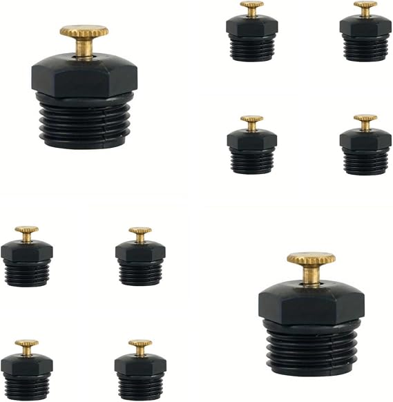 10pcs1/2 Garden Misting Nozzle 360-rotating Agricultural Lawn Watering atomizing Greenhouse Spray Irrigation atomizing Micro Sprinkler
