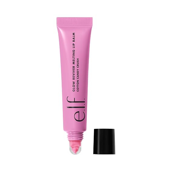 e.l.f. Glow Reviver Melting Lip Balm, Tinted, Cotton Candy Crush