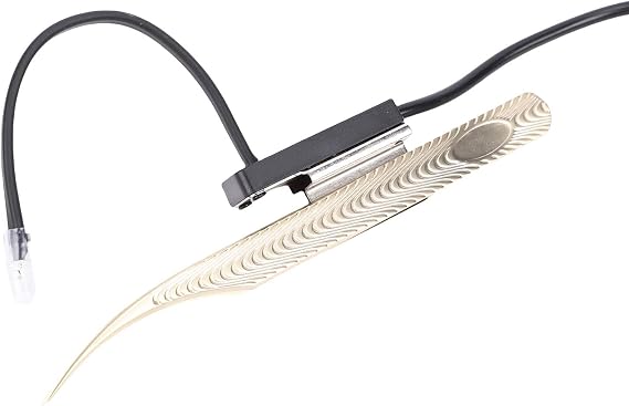 Marhynchus LED Eyelash Tweezer Lamp Lash Extension Light Lash Glue Curing Tool with Pedal Switch for Eyelash Extension Nail Art Fluorescence Detection (US Plug)