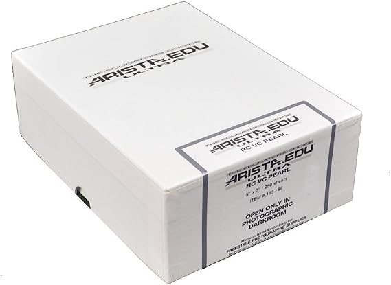 Arista EDU Ultra VC RC Black & White Photographic Paper, Pearl, 5x7, 250 Sheets