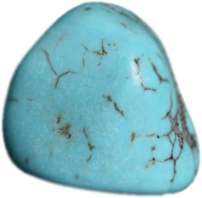 REAL-GEMS Gemstones For Necklace 40.50 Carat Natural Blue Turquoise rough gemstones Crystals and Stones Jewelry Making For Women And Men