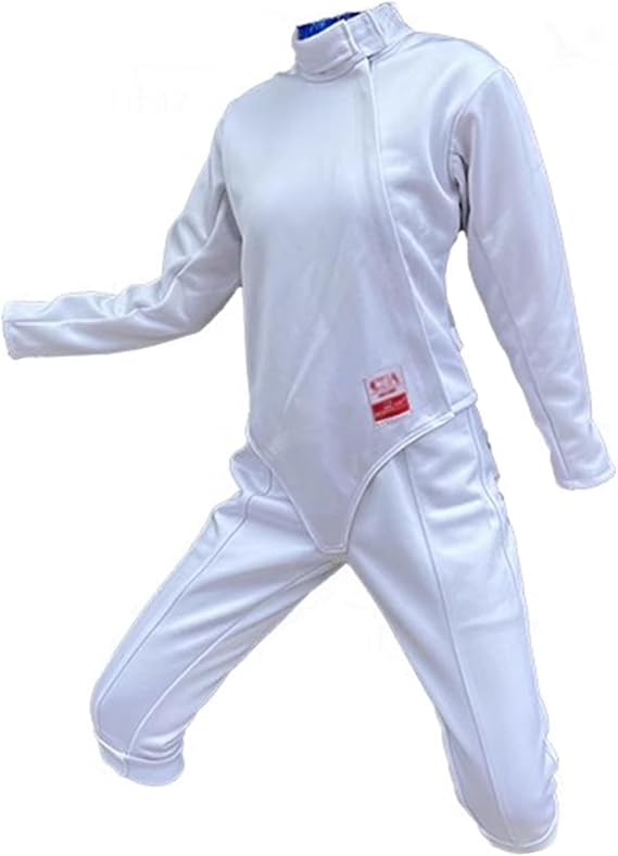 Fencing Sport Uniform Suit, 450N Fencing Training Protective Suit for Children and Adults, Jacket, Pants, Vest set, for Foil, Epee, Sabre - Right Hand(36#)