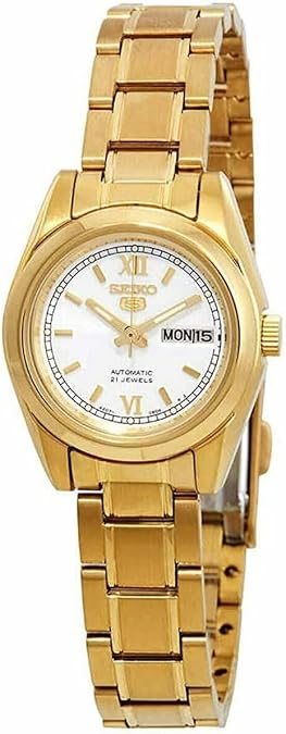 SEIKO Series 5 Automatic White Dial Ladies Watch SYMK30