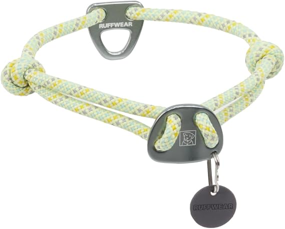 Ruffwear, Knot-a-Collar, 7 mm Rope, Low Profile, Moss Green, 14"-20"