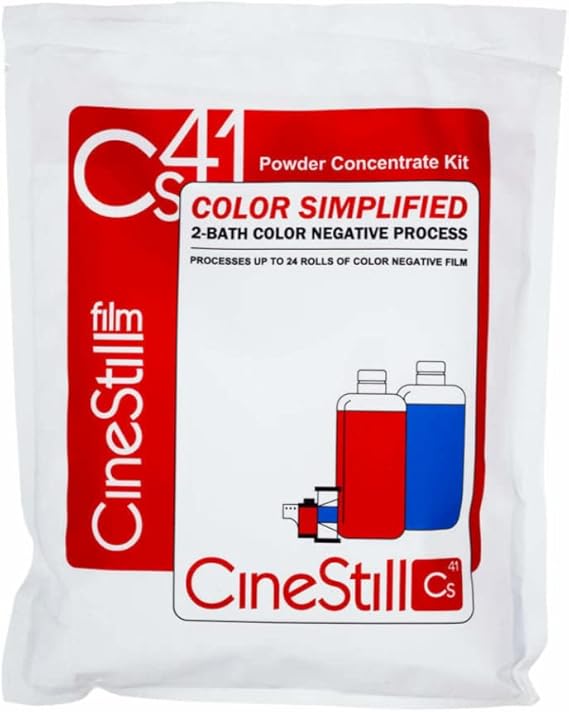 CineStill Cs41 Color Easy 2 Bath Powder Kit 24 Rolls, 800 Iso, Color Negative