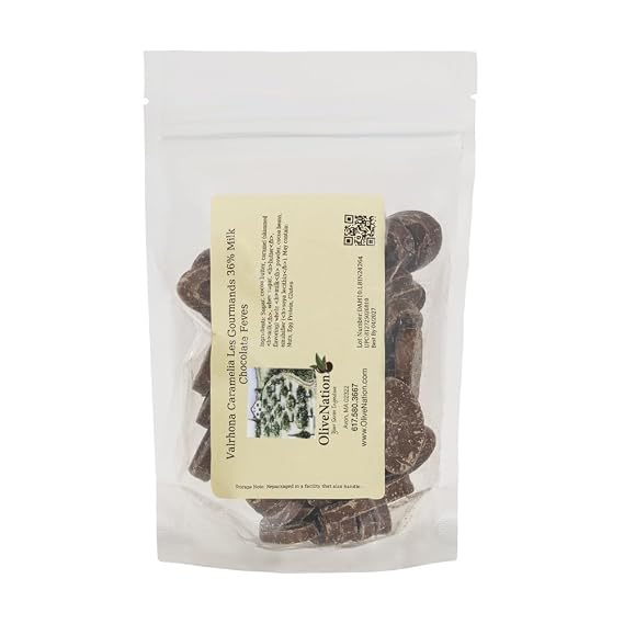 Valrhona Caramelia Milk Chocolate Feve from OliveNation - 1/2 pound