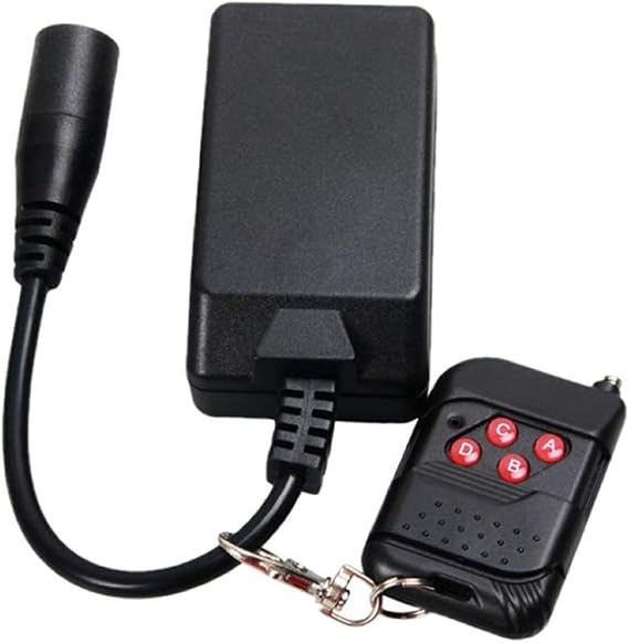 Portable 3 Pins XLR Wirless Remote Control Receiver for AC 90-240V 400W 500W Smoke Fog Machine