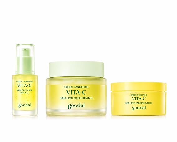 [Bundle] GOODAL Green Tangerine Vitamin C Trio : Serum. Cream, Eye Patch [Advanced Ver.]