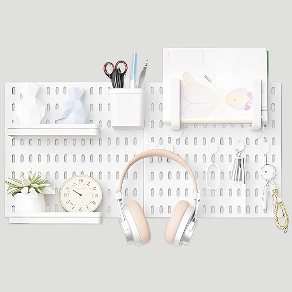 Pegboard Combination Kit, Peg Board Wall Storage Organiser Rack