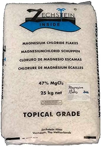 Zechstein Inside Magnesium Flakes 25 kg - Bulk Natural Magnesium Chloride for Bath