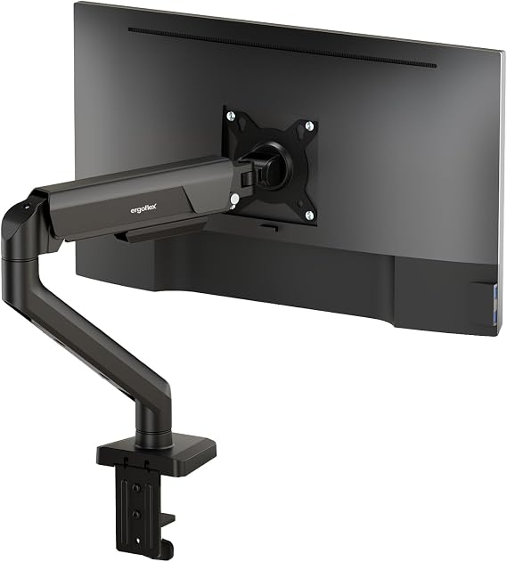 Ergoflex EF X10 Siyah 22-40inch Uyumlu Amortisörlü 2-12 kg Monitör Standı 2026 Versiyon