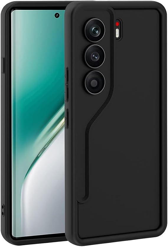 Kilifplus Tecno Camon 40 Pro Uyumlu Silikon Kılıf, Darbeye Dayanıklı, Kamera Çerçeve Korumalı, Mat Yüzey, Tam Uyum, Ananas Telefon Kapak, Siyah