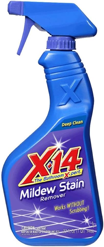X-14 Professional Instant Mildew Stain Remover, [Non-Aerosol Trigger], 32 OZ