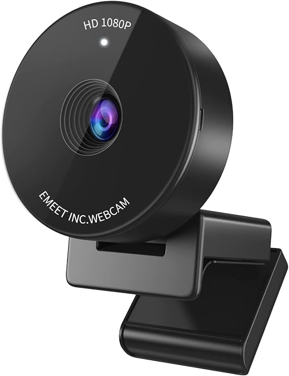 Web Camera EMEET C950 Webcam, Ideal for Individual Meetings, HD1080P, 2 Megapixels, Compact Size, Blindfold Cover, Built-in Microphone, Skype Conference PC Camera, Windows 10,11, macOS 10.14 and