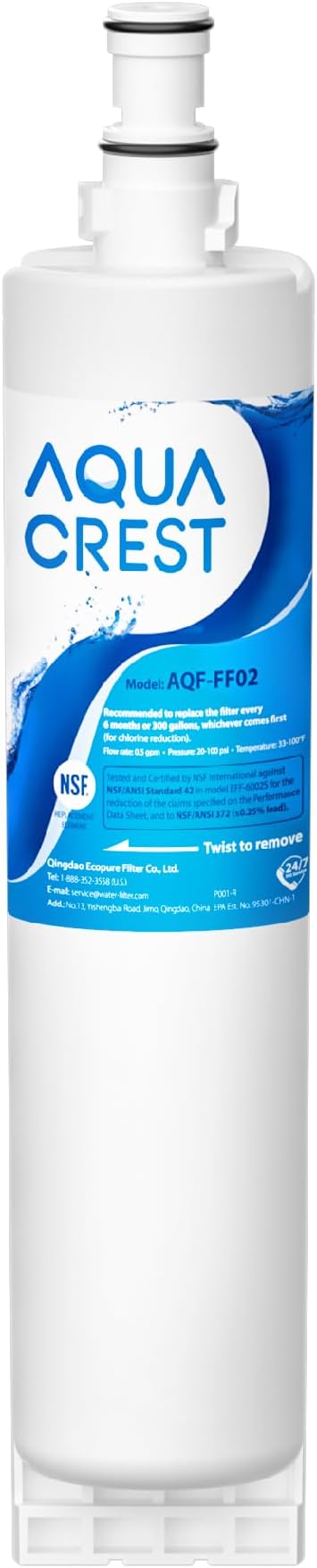 AQUA CREST Water Filter Replacement for Everydrop EDR5RXD1