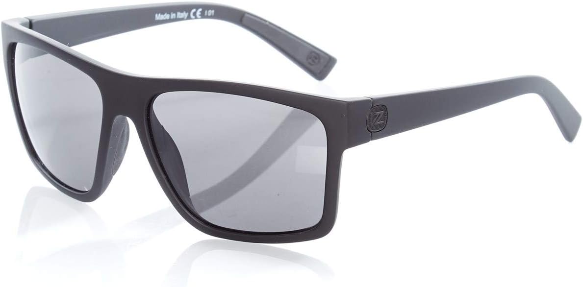 Von Zipper Black Satin-Grey Dipstick Sunglasses (Default , Black)