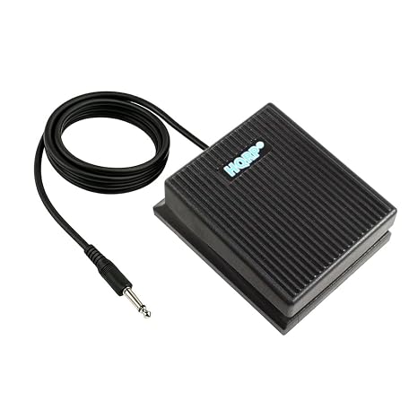 HQRP Foot Switch Compatible with Alesis SR-16 SR-18 Roland CR-1000 Drum Machine DP-2 Damper Sustain Pedal