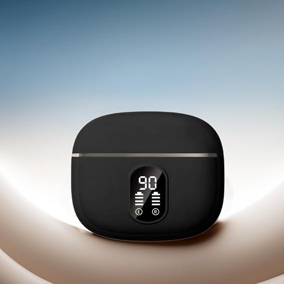 Wireless Earbuds with Led Digital Display, Bluetooth 5.4 Headphones, Wireless Ear Buds, in Ear Earphones, Wireless Bluetooth Headphones with Noise Canceling, Suit for Gym Travel Office
