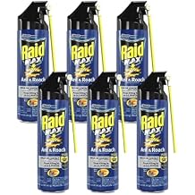 Raid Max Ant and Roach Spray, 14.5 Ounce (Pack of 6)