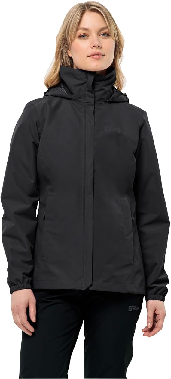 Jack Wolfskin Womens Stormy Point 2L Windproof Waterproof Jacket