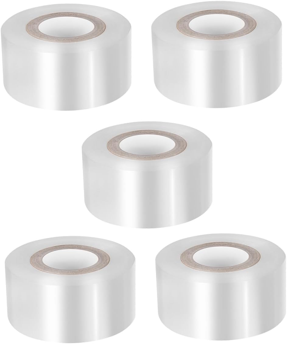 5rolls Plant Tape Support Airtight Flexible Stretchable DIY Grafting Tape No Pollution No Knot Gardening Grafting Film