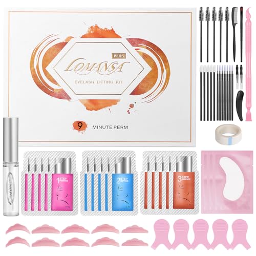 Lash Lift Kit Eyelash Perm Kit Korean Brow Lamination Eyebrow Lifting Kit for Natural Looking Easy to Use