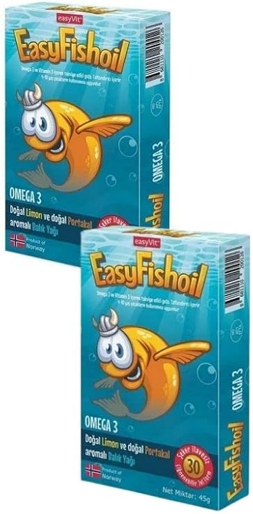 Easyfishoil Omega 3 Çiğnenebilir 30 Jel Tablet 2'li