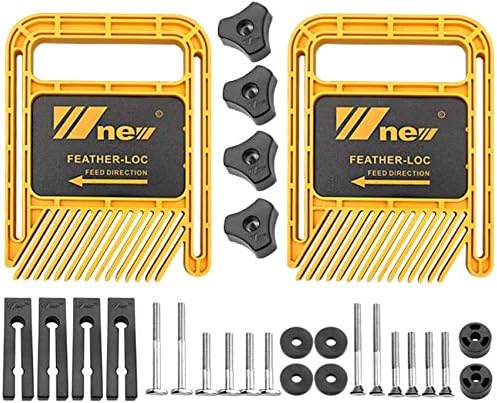 ArtisanShow Lengthened Double Feather Loc Board Miter Miter Slot Woodwork Multi-purpose Feather Loc Board Set for Table Saws Band Saws Fences Tools Woodworking Engraving DIY Gift to Carpenter