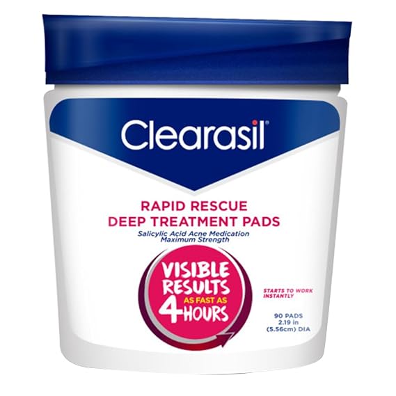 Clearasil Ultra Rapid Action Pads - 0.46 oz - 90 ct