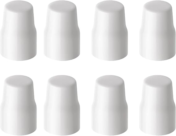 8PCS Radiator Caps White Lockshield Cap, Universal Radiator Valve Caps