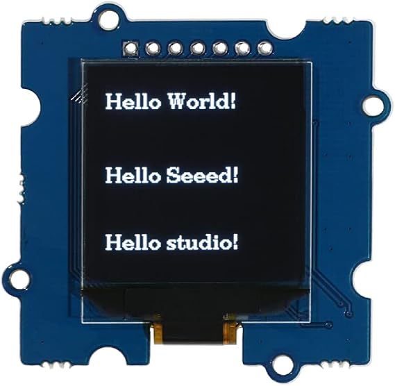 Seeed Studio Grove - OLED Display 1.12 (SH1107) V3.0 - SPI/IIC -3.3V/5V with I2C and SPI, Monochrome Display with 128128 Resolution.