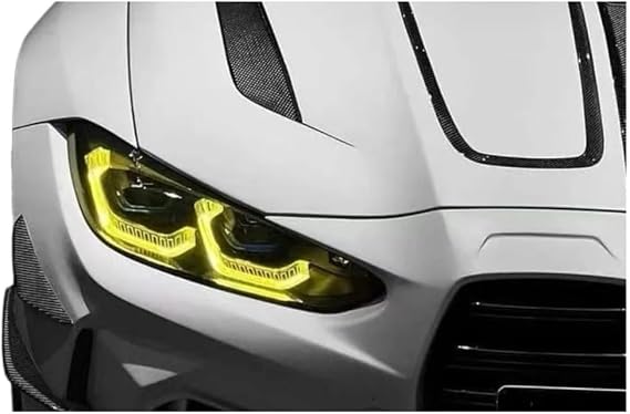 Icedriver Series DRL RGBW Multicolor LED Boards G80 G22 G82 G23 G26 Daytime Running Lights Lemon Yellow Red,compatible For BMW M3 M4 CSL 4(Amber,DRL Module(EU Laser)