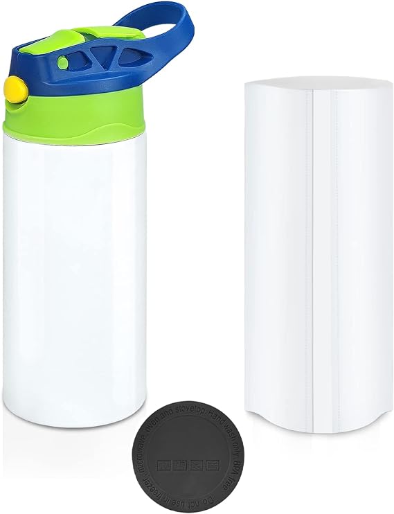 Kids Sublimation Tumbler,12oz Sublimation Water Bottle Blanks