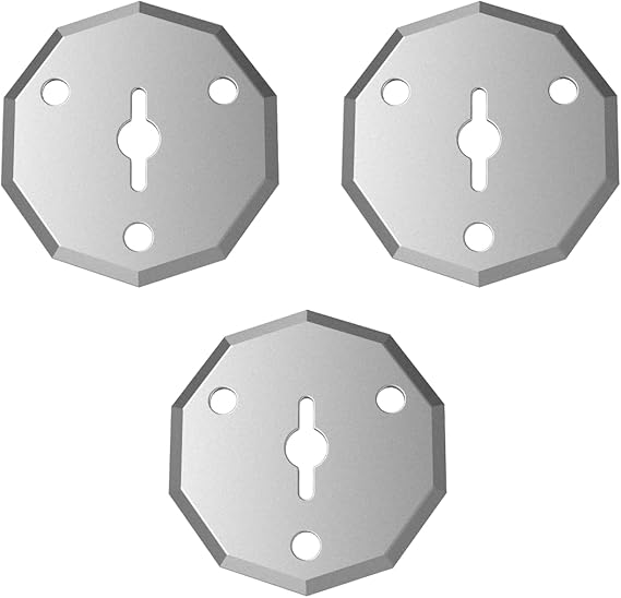 3PCS Replacement Rotary Blades for Fanttik C8 Nano Electric Scissors, Cardboard Cutter Blade Refill for Box, Cardboard, Paper, Fabric, Leather, and Thin Plastics