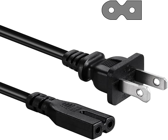 Power Cord Compatible with Philips TV 42PFL3704D/F7 37PF7320A/37 42PFL7403D/27 42TA648BX/37 42PFL7422D/37 42PFL7432D/37 Power Cable Replacement