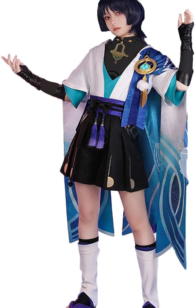BASETAKE Haragami Cosplay Costume, Linen, Frena, Fu-Tao, Wenty, Raiden Shogun Wanderer, Navia Nevillette Pervere, Genshin, Cosplay Costume
