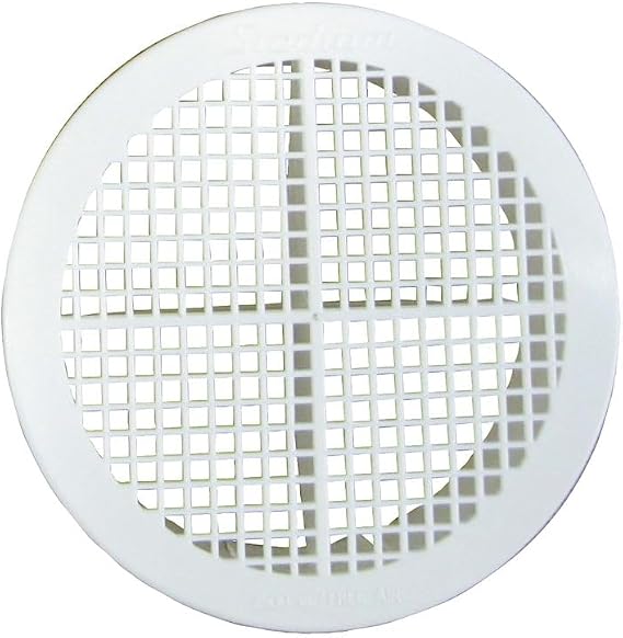 Stadium BM406W 76mm (3") Round Soffit Vents - White - Pack of 10