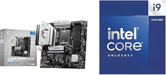 MSI B760M GAMING PLUS WIFI Motherboard + Intel® Core™ i9-14900K Desktop Processor 24 cores