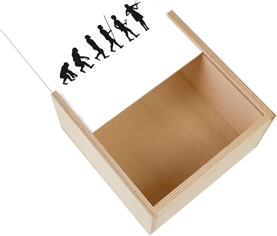 Fabulous Wooden Box – Evolution Violin Alto Music Instrument Musical Box (11 x 11 x 3.5 cm)